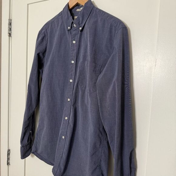 J Crew Shirt Mens Size M Purple Slim Fit Button Down Long Sleeve Cotton Preppy - Picture 4 of 11